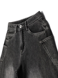  Barrel Fit Pockets Jeans (Unisex)