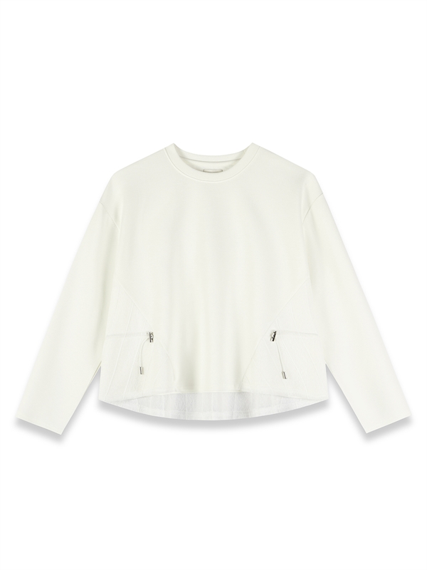 Lace Trimmed Sweatshirt 