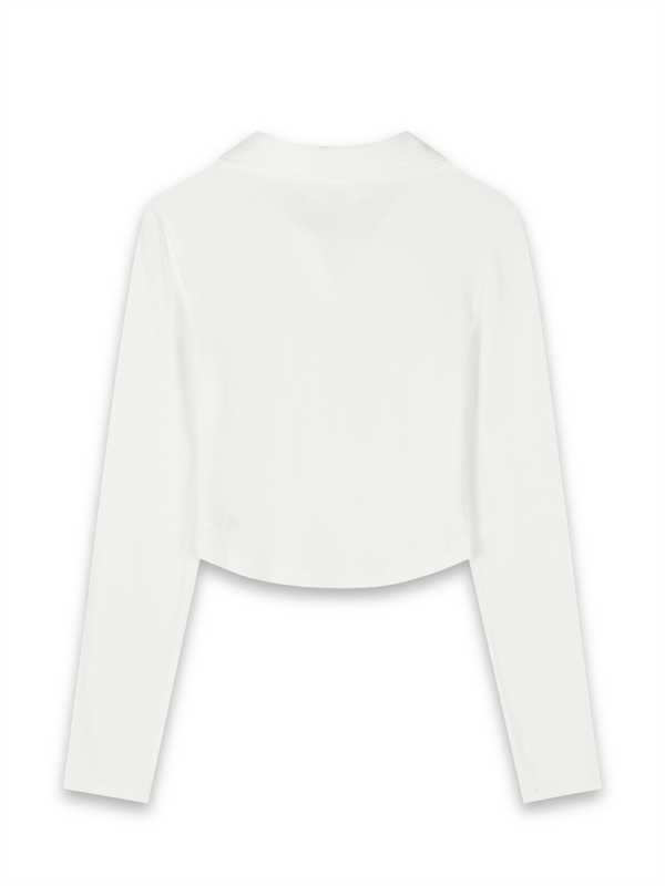 Polo Collar Long Sleeves Tee