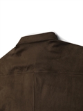 Suede Shirt Jacket (Unisex)