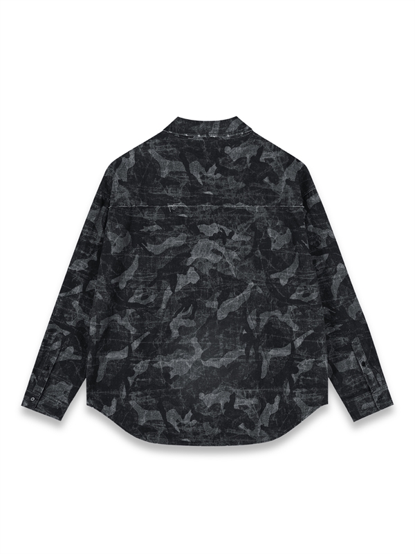 Washed Camouflage Shirt