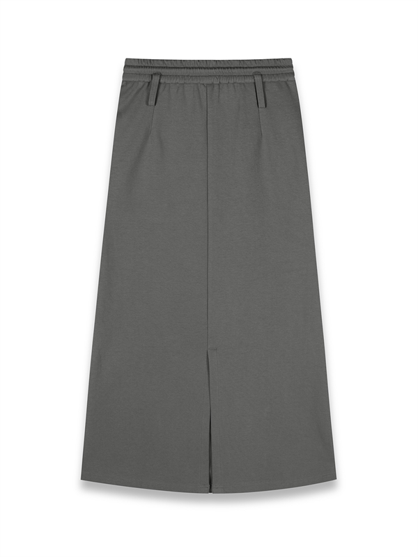Drawstring Zip Pencil Skirt