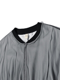  Mesh Zip Up Bomber Jacket