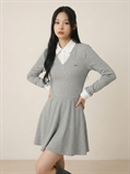  Long Sleeves Layer Shirt Dress
