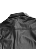  PU Leather Shirt Jacket (Unisex)