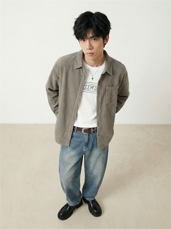 Corduroy Casual Shirt