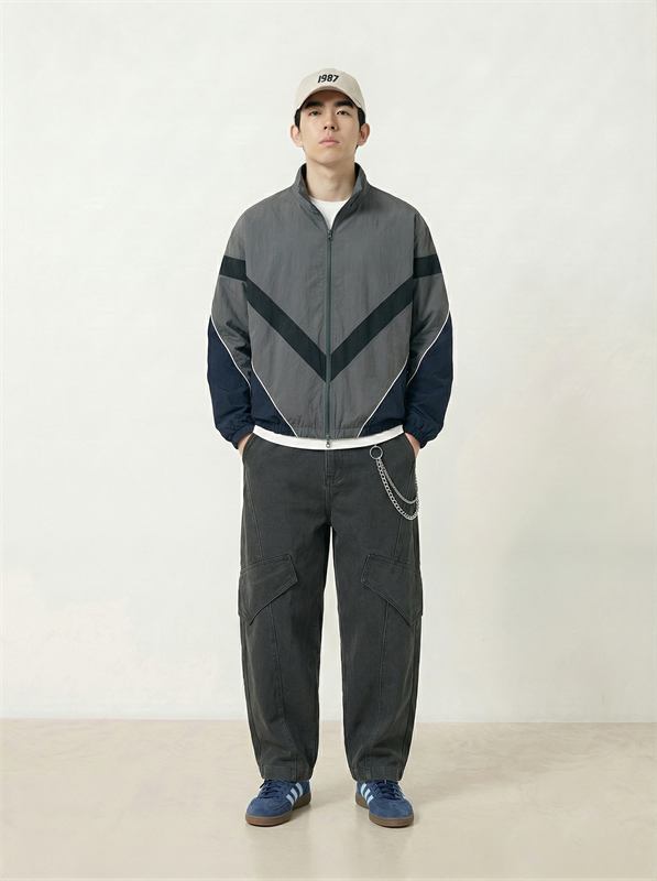 Patchwork Windbreaker