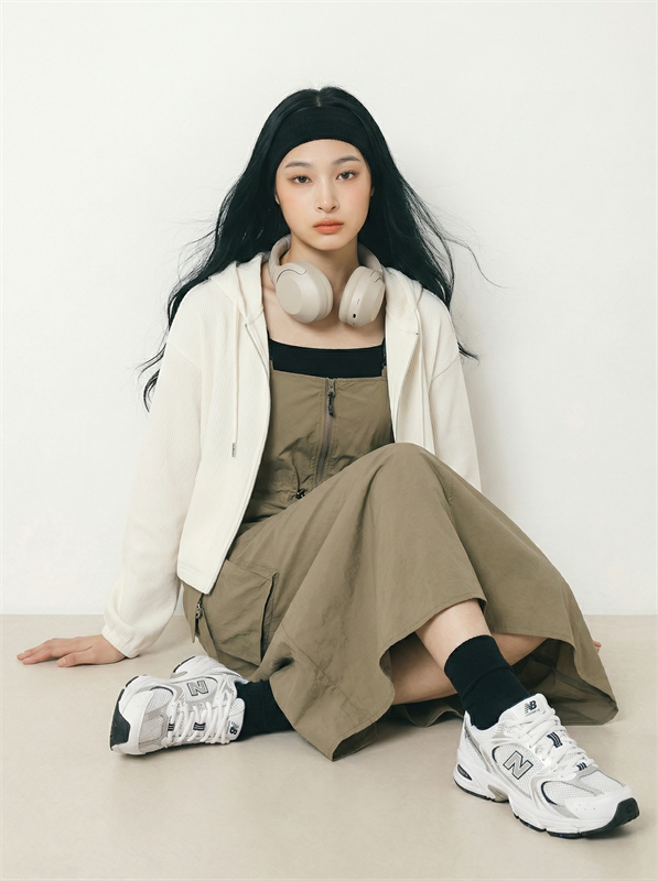 Hooded Zipper Knit Jacket