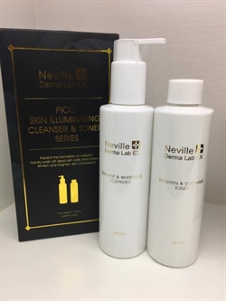 Neville Derma Lab ex 皮秒鑽白凝亮潔面乳及爽膚水系列 200ml 