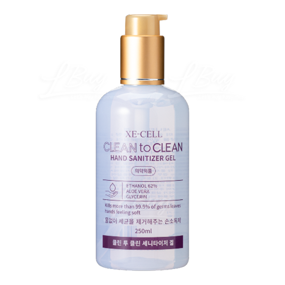 XE-CELL CLEAN TO CLEAN 免洗消毒殺菌搓手液 250ML