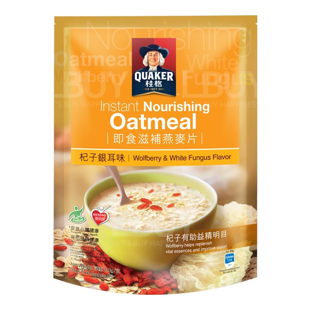 桂格即食滋补燕麦片- 杞子银耳味 6x35克