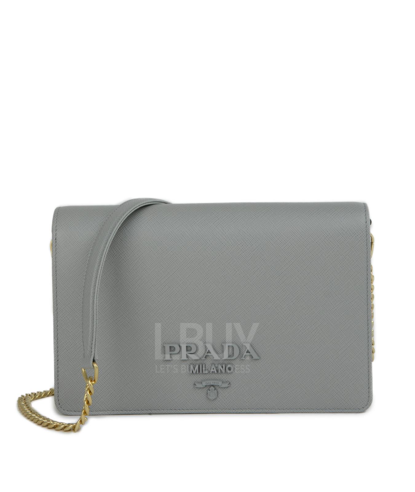 MONOCHROME  Saffiano皮革鏈條袋