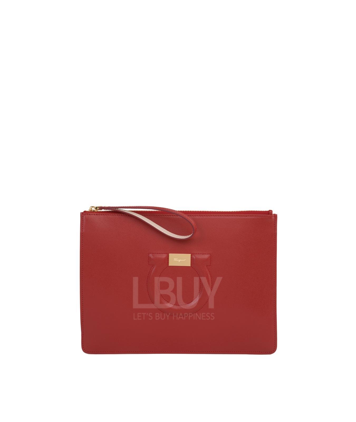 Wristlet Gancini Pouch