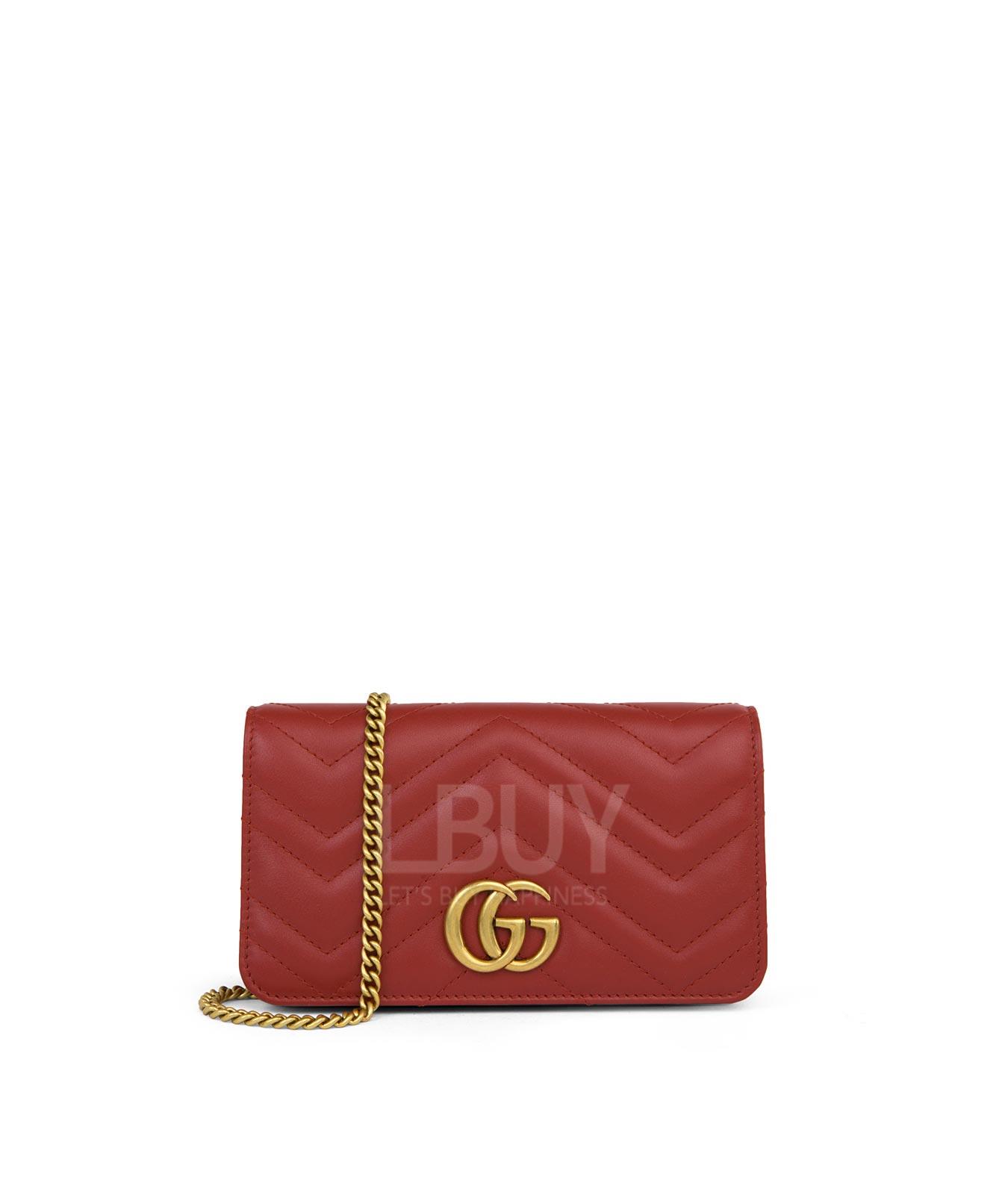 GG Marmont Leather Mini Bag