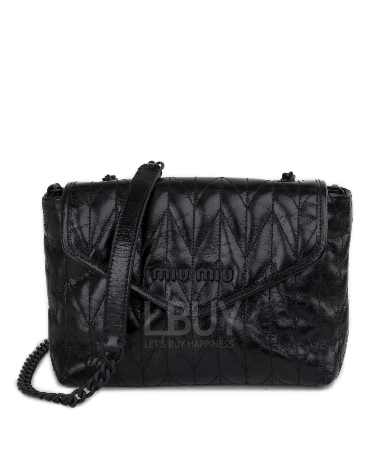 BANDOLIERA Leather Chain Bag