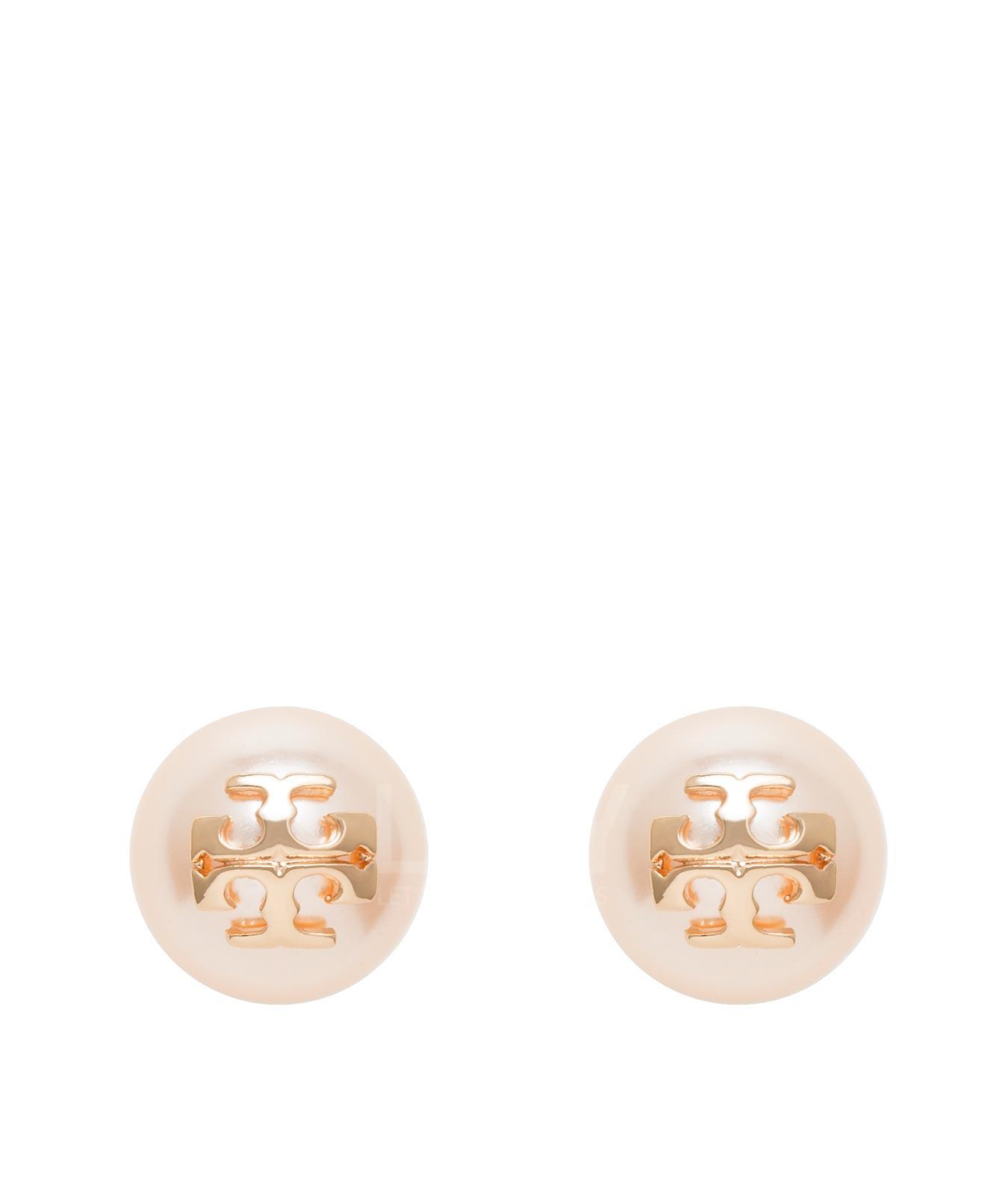 CRYSTAL-PEARL STUD EARRING Stud earrings