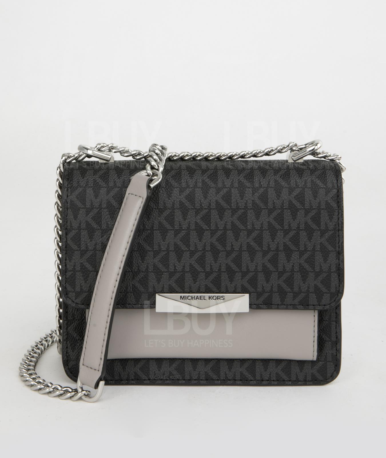 JADE Canvas And Leather Chain Bag