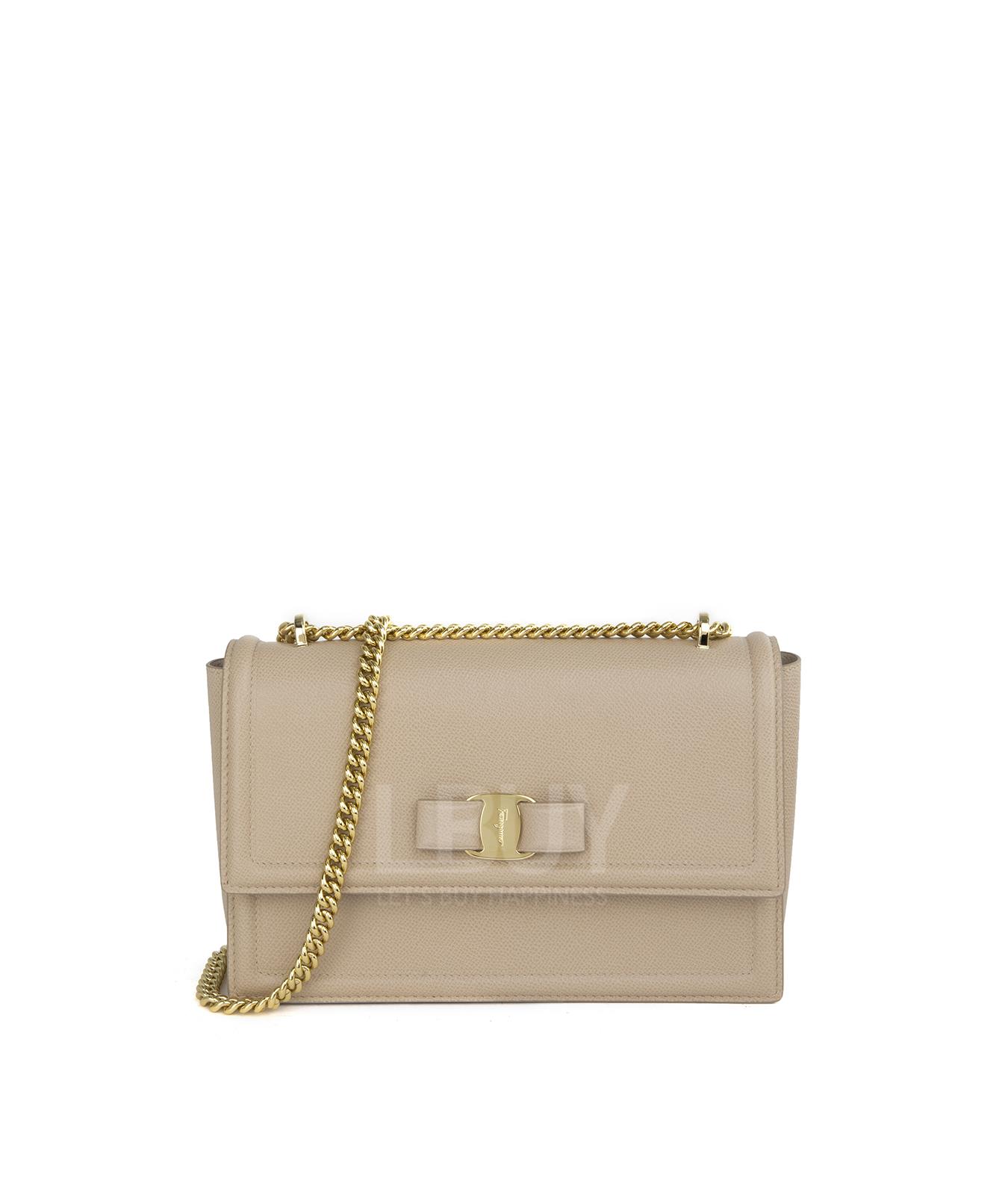 VARA BOW 小牛皮链条包