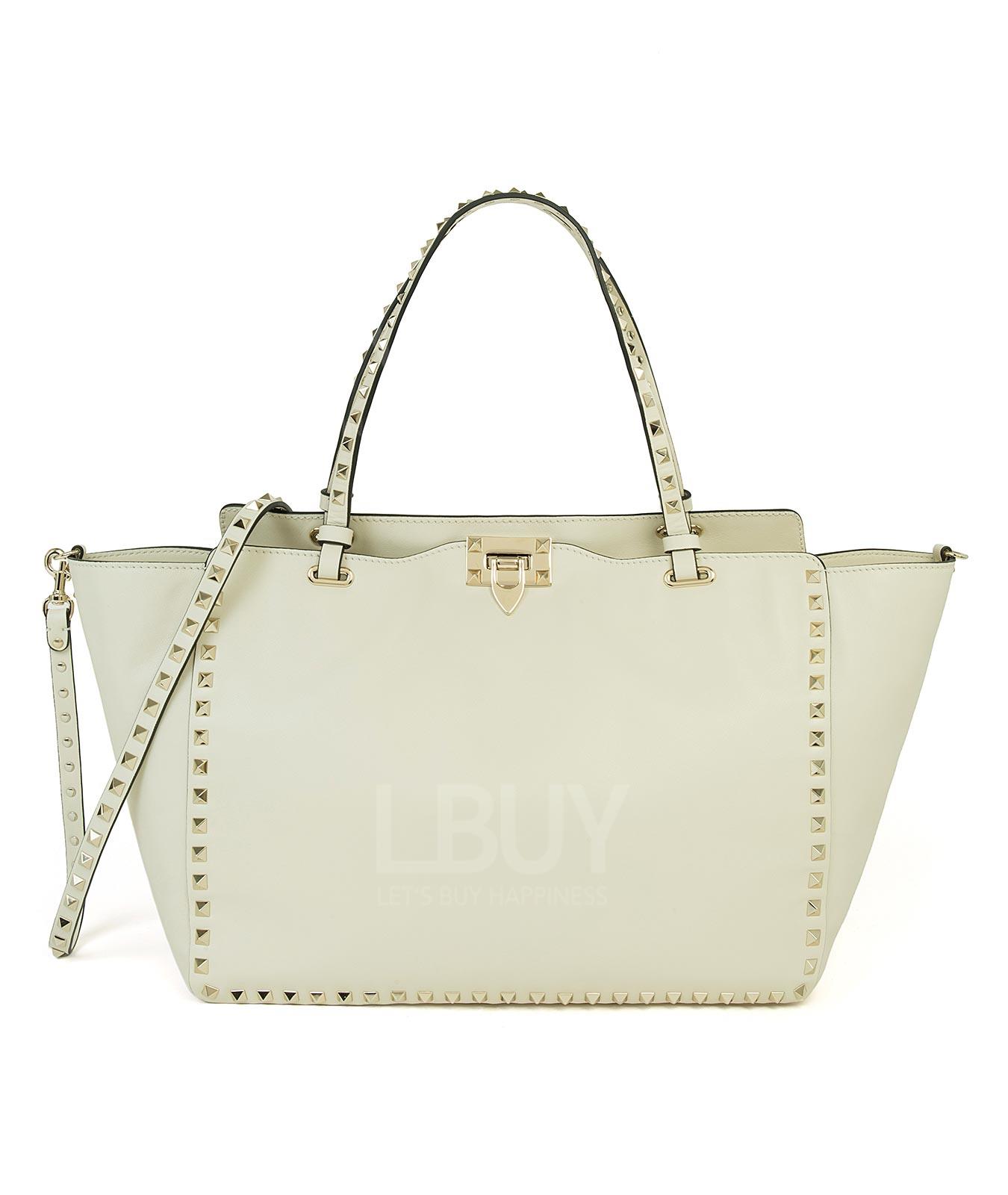 Garavani系列窝钉锁扣托特包