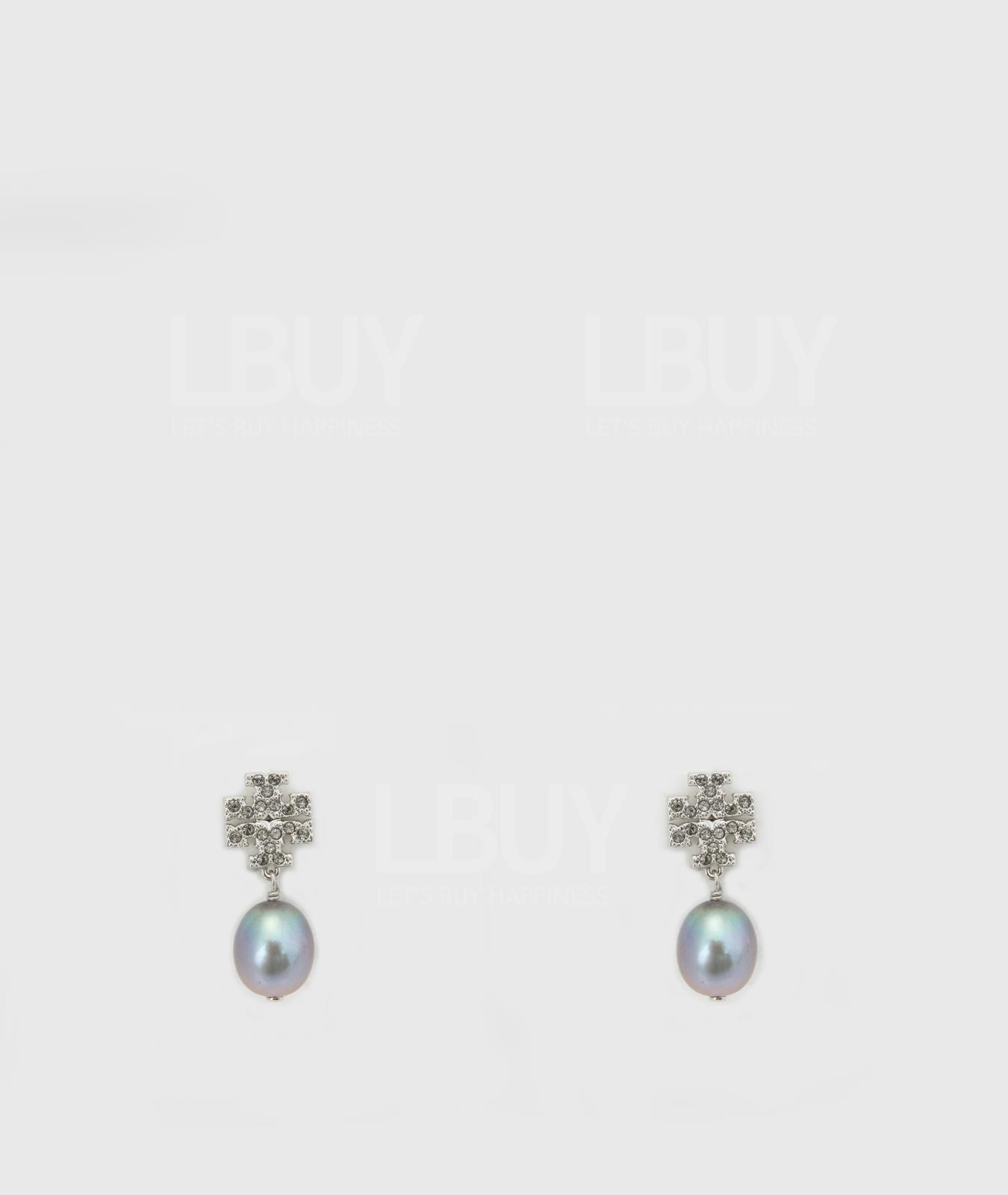 Kira Pave Pearl Drop Earring 垂墜耳環