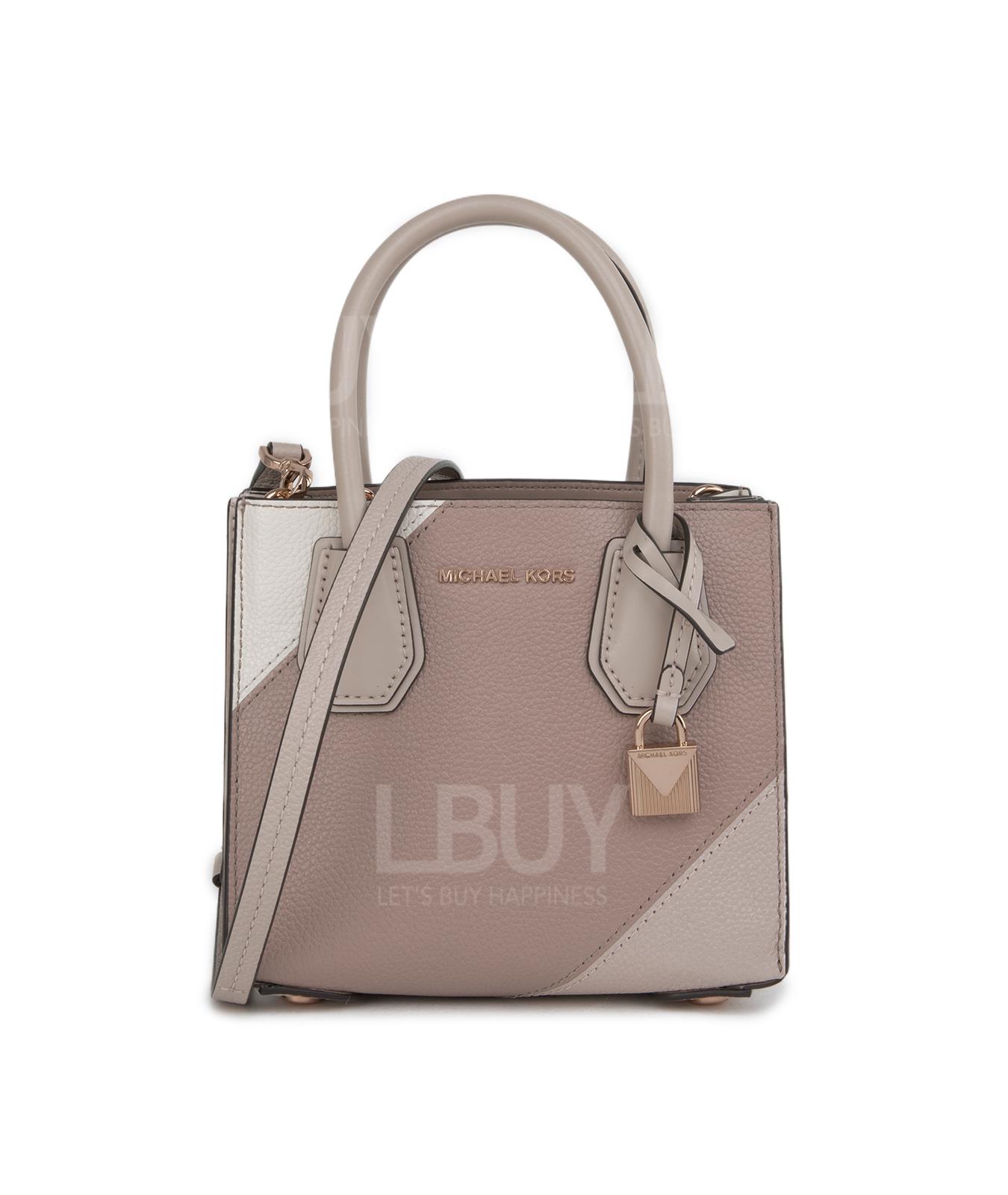 MERCER 荔枝纹皮革手提包