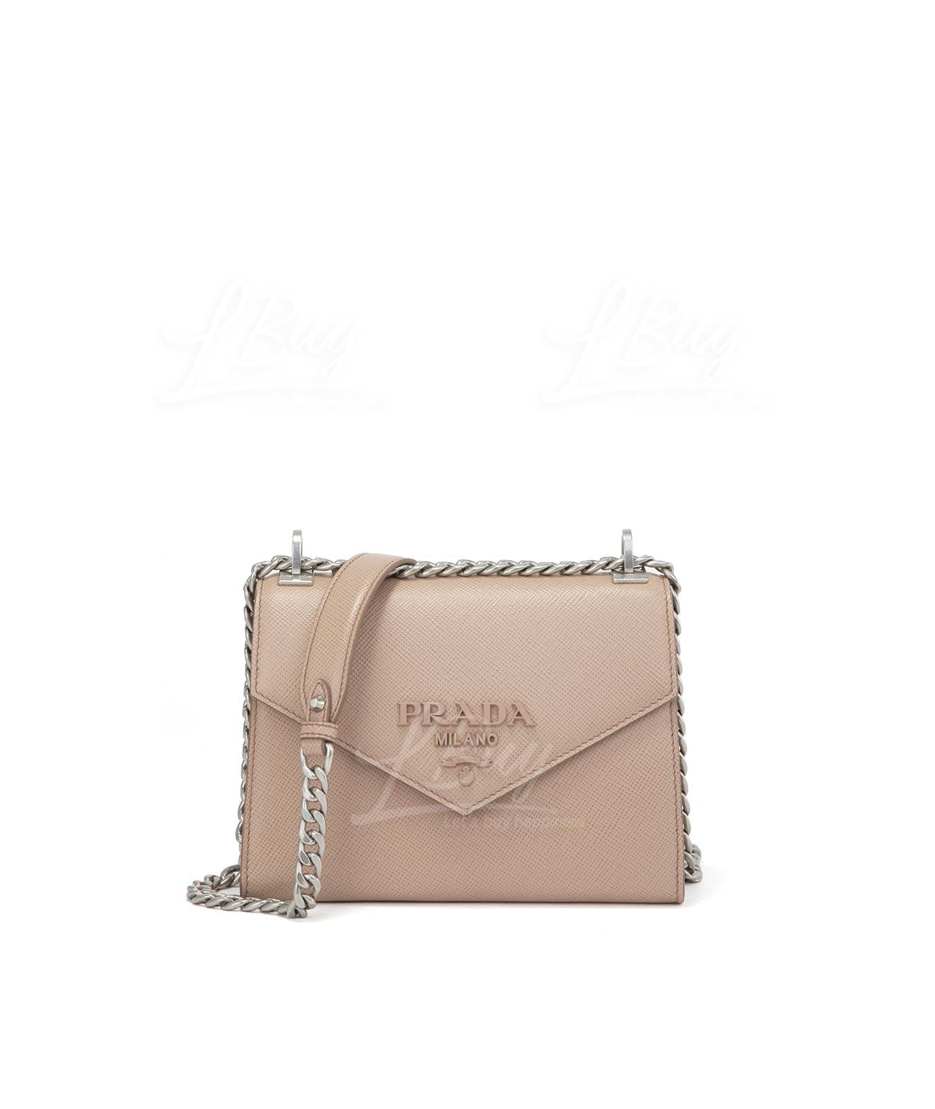 Monochrome Saffiano Leather Bag