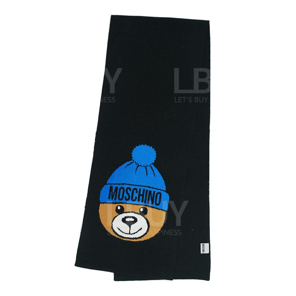 Moschino 大標籤泰迪熊圍巾/頸巾