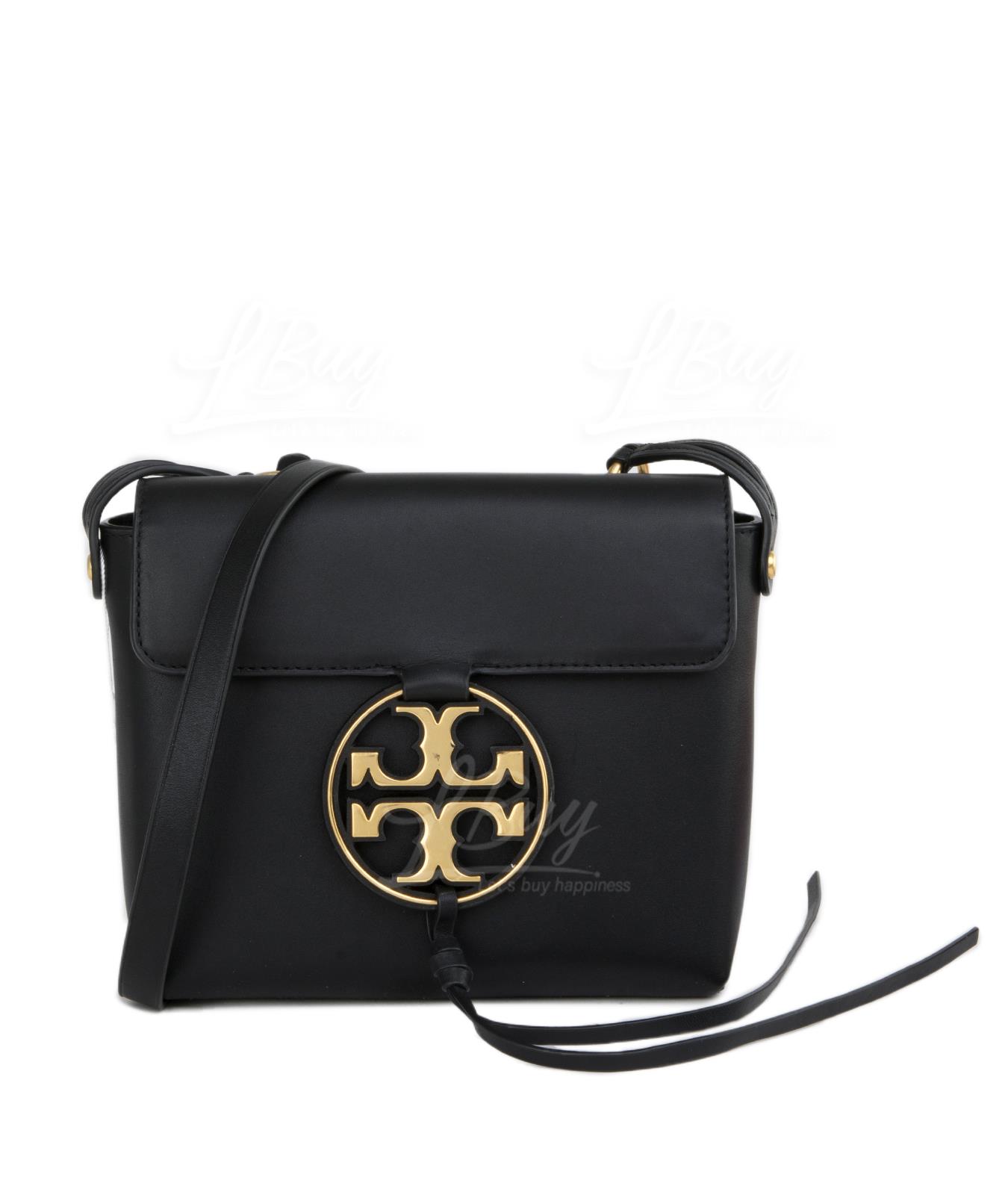 MILLER METAL-LOGO Leather Crossbody Bag
