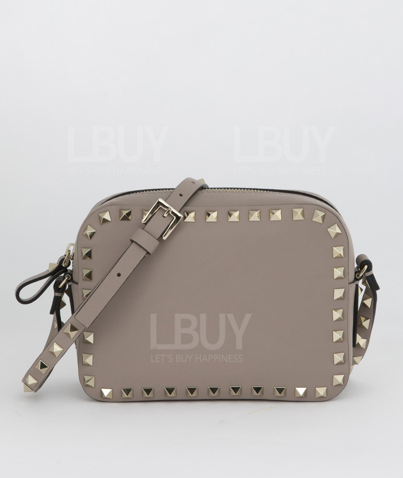 Small Rockstud Calfskin Crossbody Bag