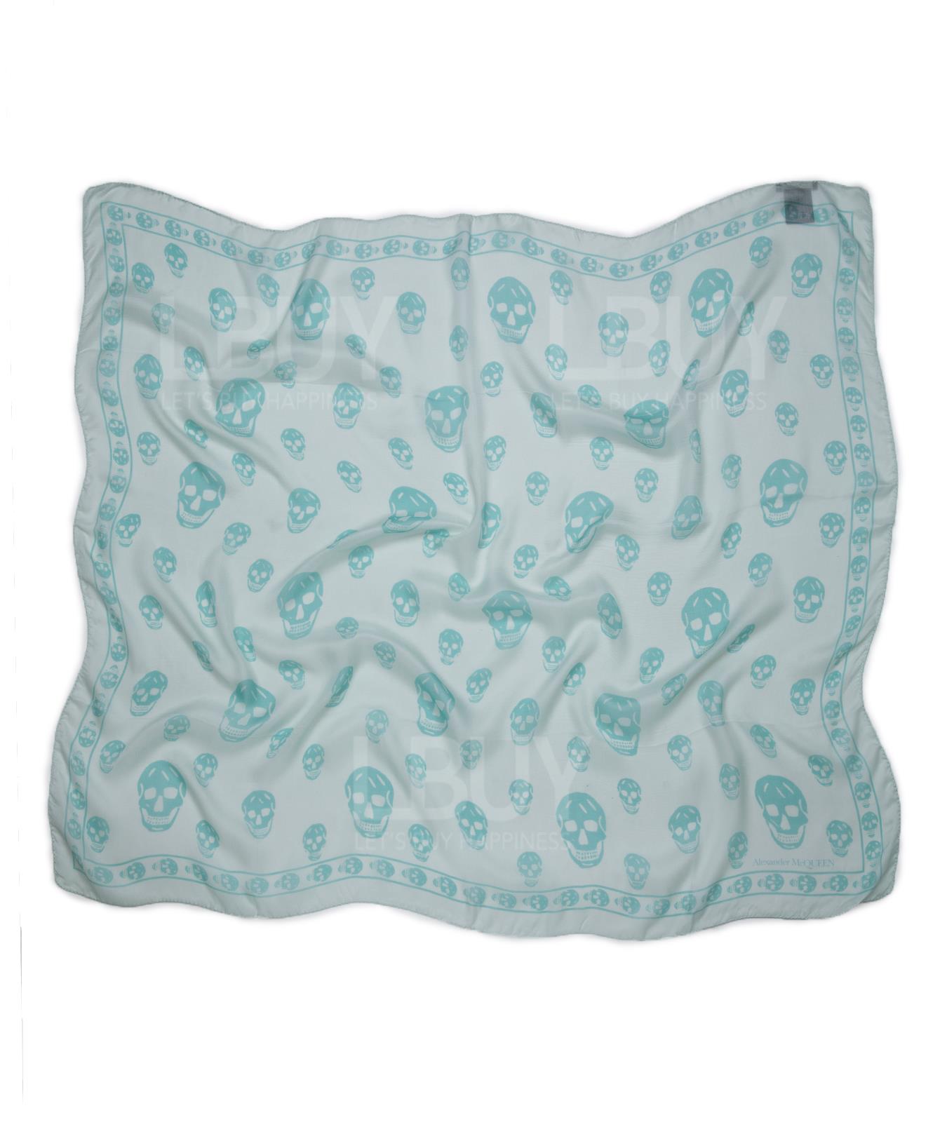 骷髏頭骨圖案圍巾/頸巾