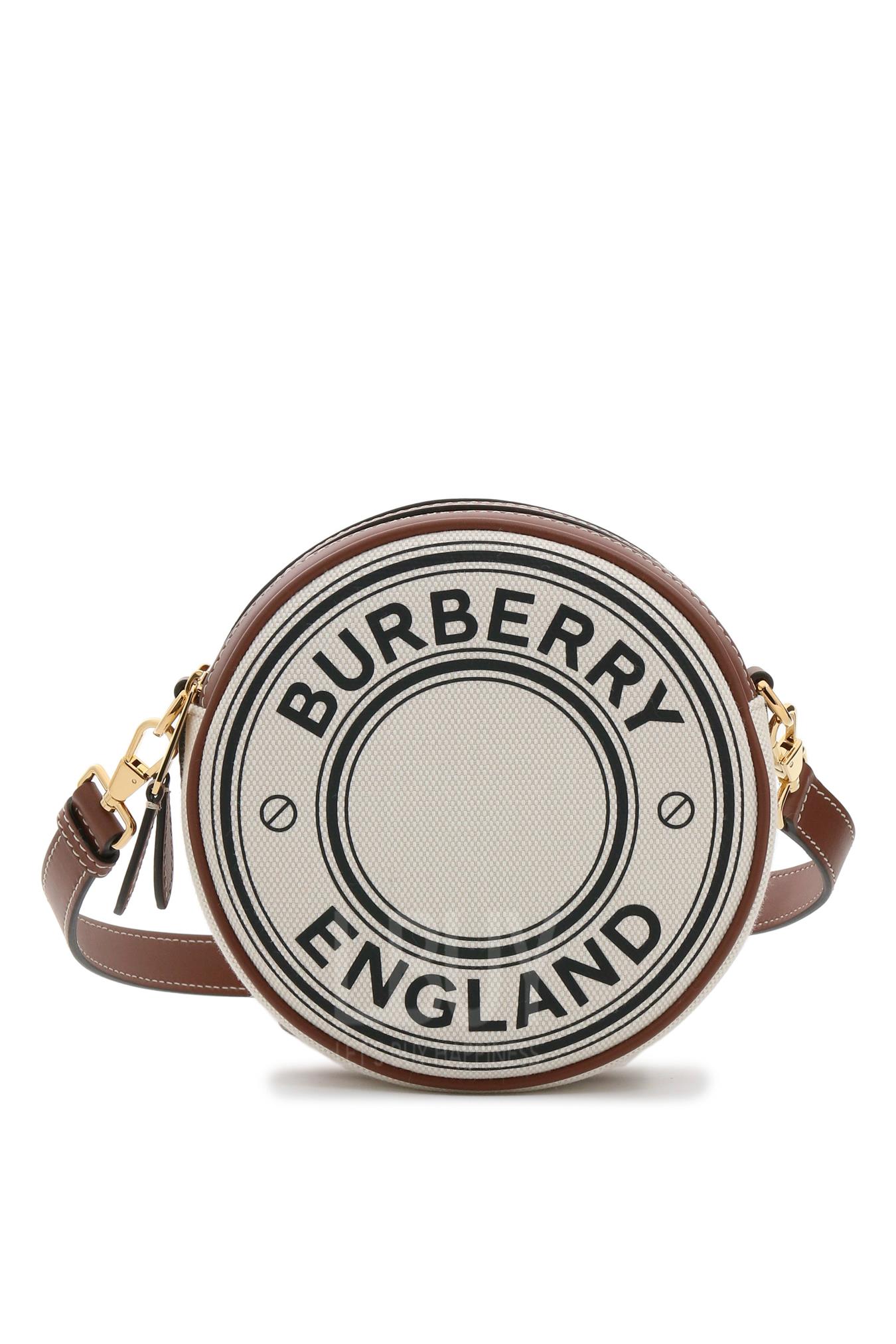 Logo Graphic Canvas And Leather Louise Bag 斜背包