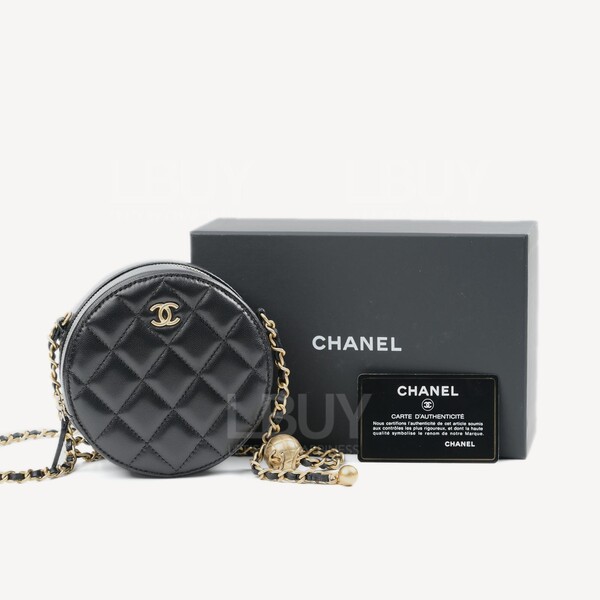 並行輸入品CHANEL手袋 香奈儿-Chanel 小金球小圆饼手袋AP1449
