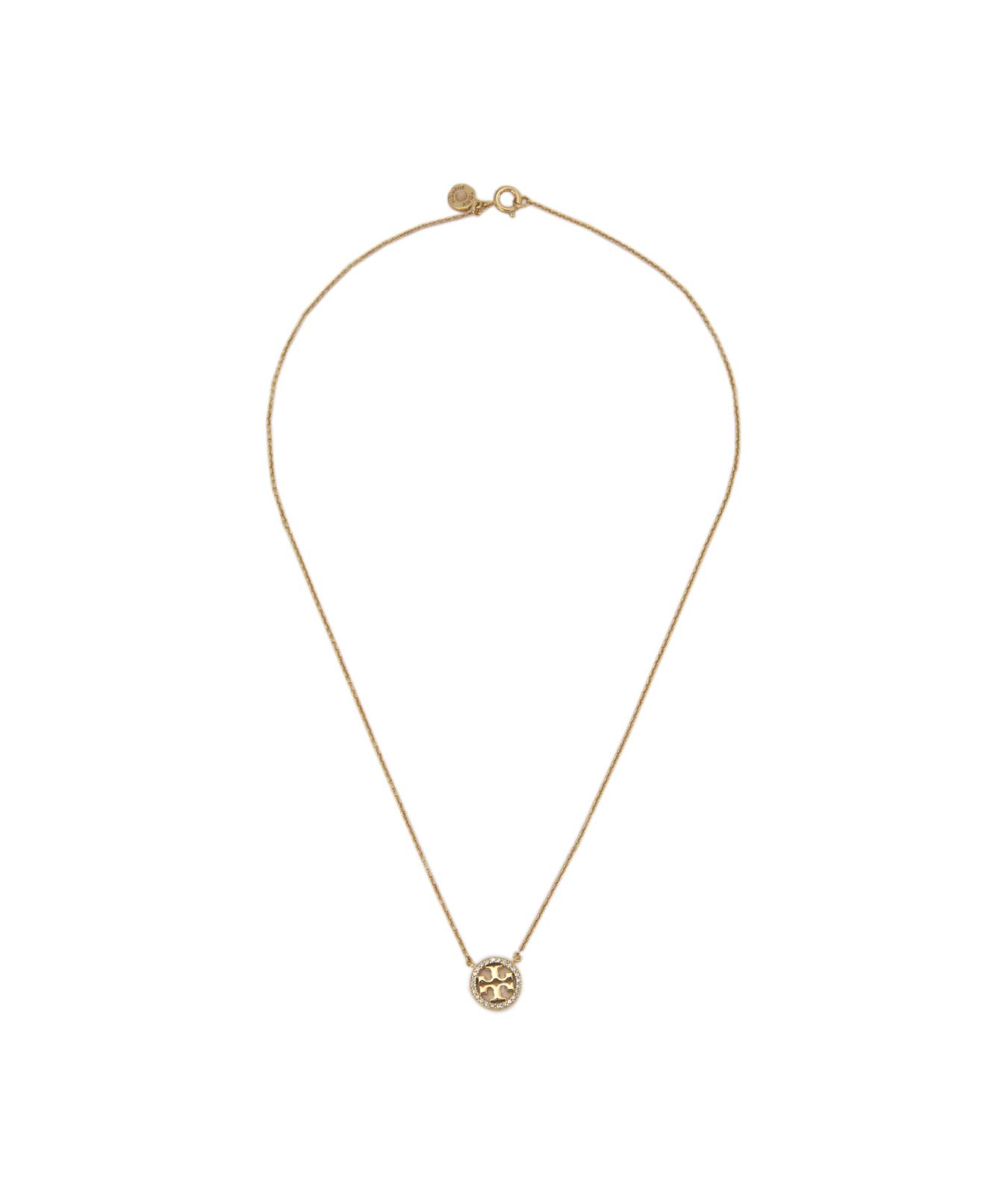 MILLER PAVE LOGO DELICATE NECKLACE 頸鏈