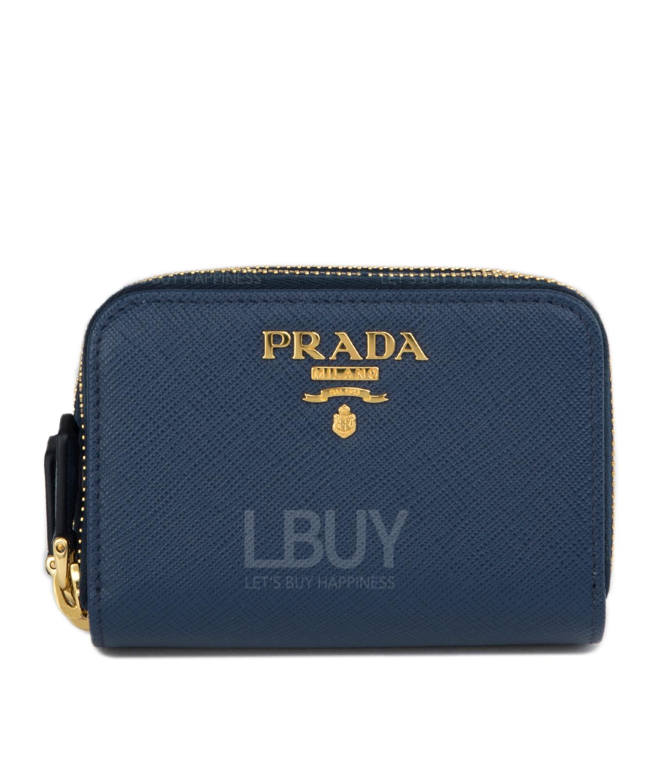 Saffiano Leather Coins Bag