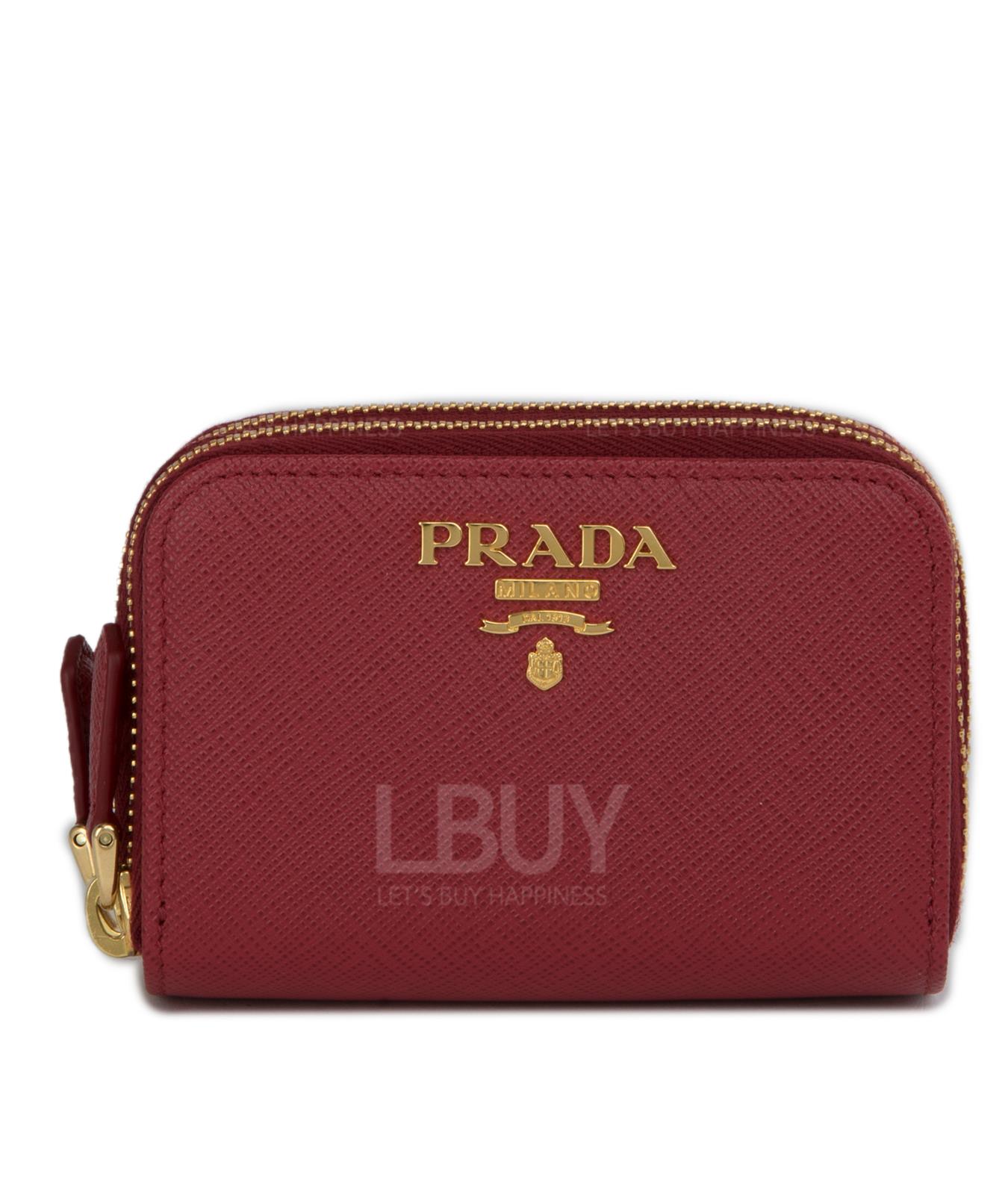 Saffiano Leather Coins Bag