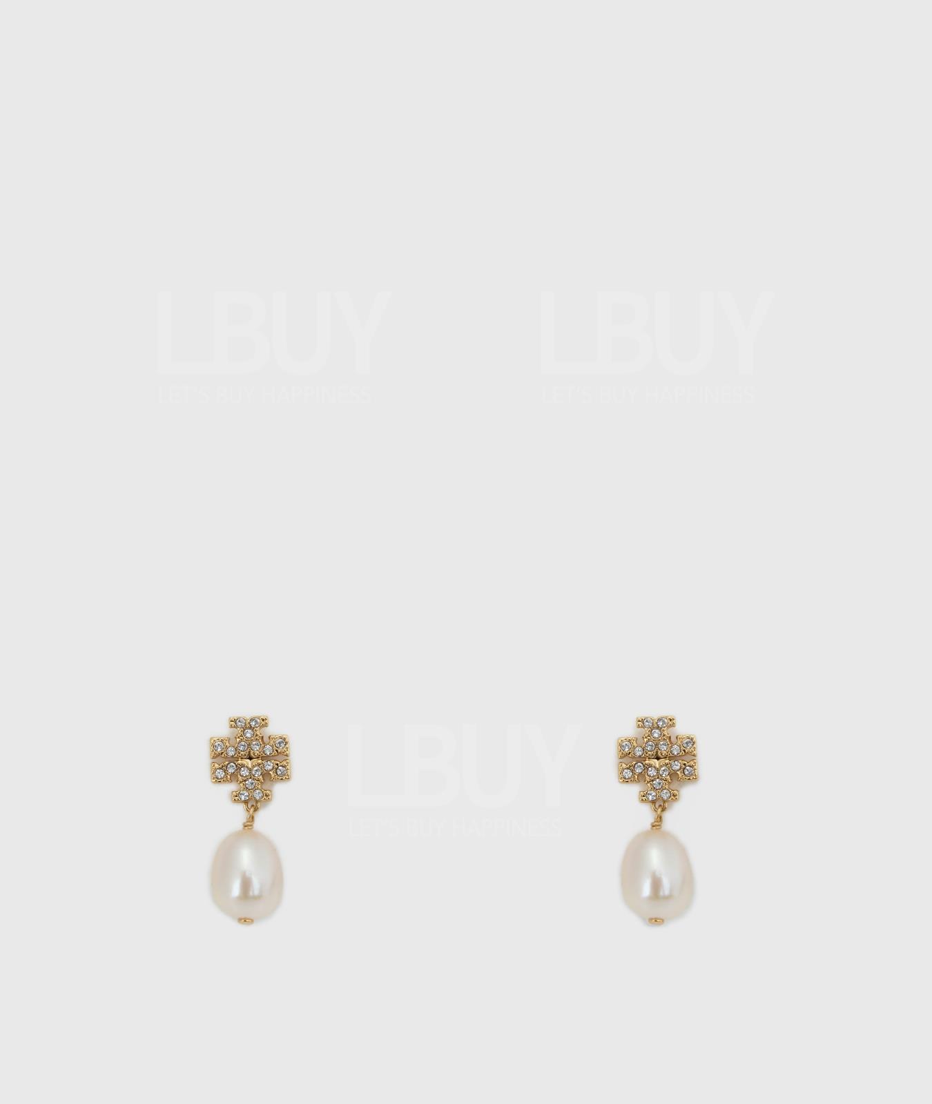 Kira Pave Pearl Drop Earring 垂墜耳環