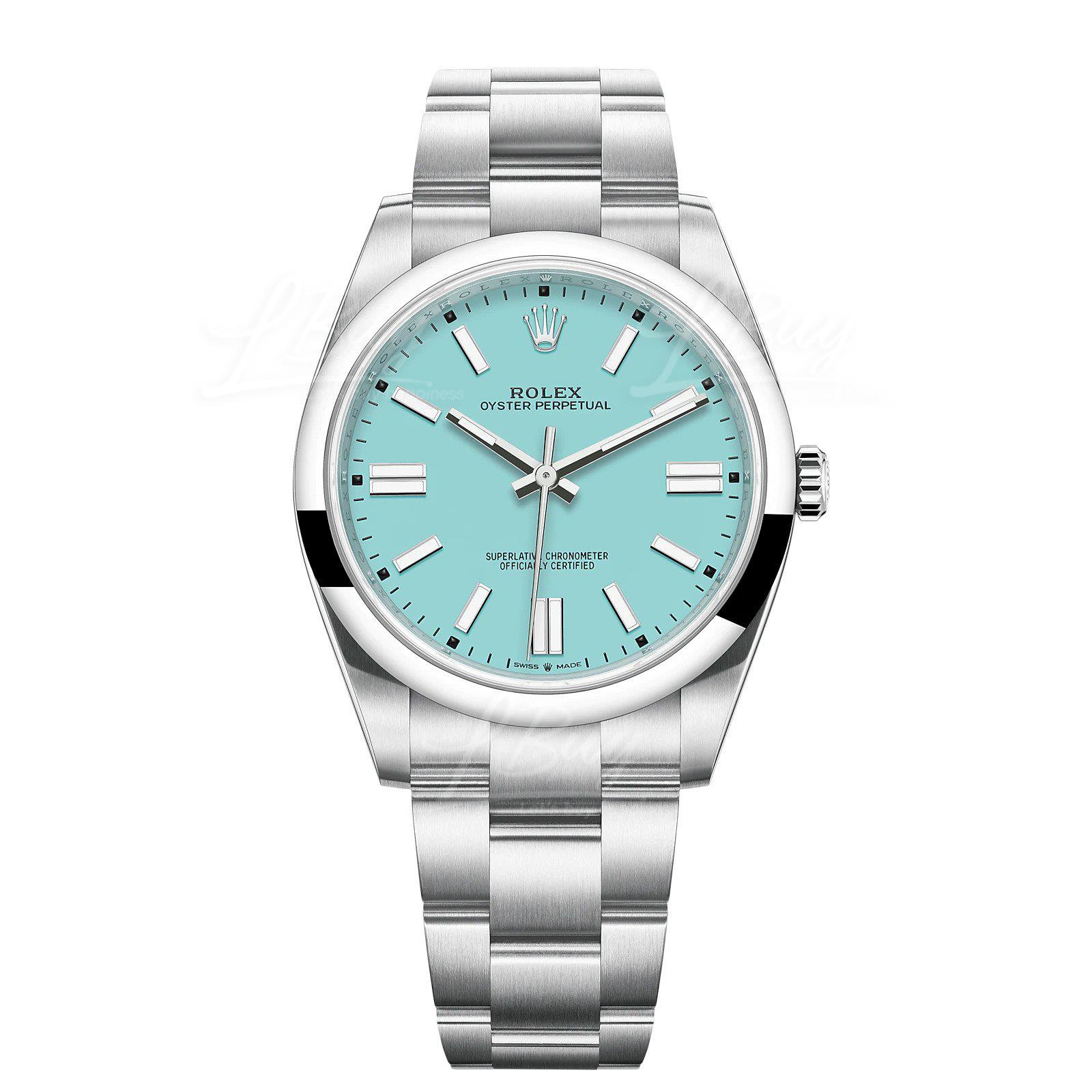 Rolex 勞力士 126000 Oyster Perpetual 36 Tiffany Blue 錶