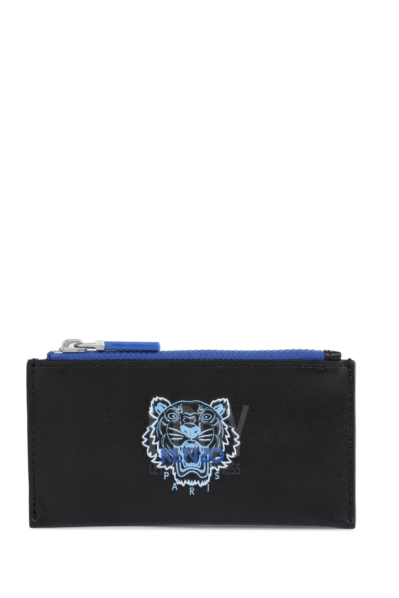 Ekusson Tiger Zipped Leather Card Holder CARD HOLDER/COIN PURSE