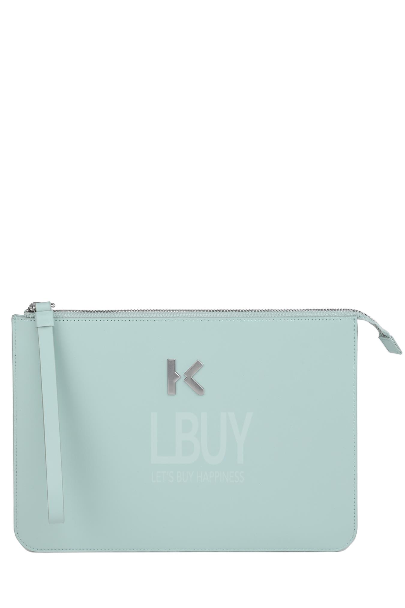 Kenzo K Leather Clutch CLUTCH