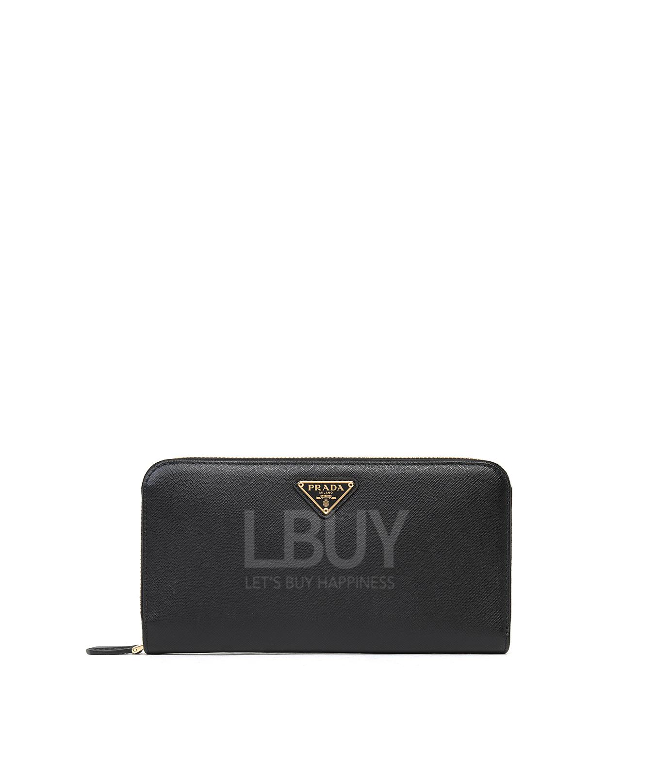 Large Saffiano Leather Wallet 钱包