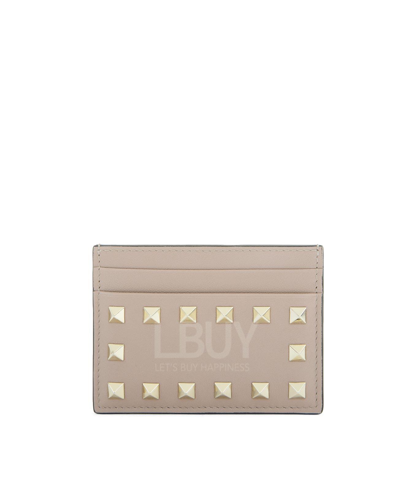 Rockstud Calfskin Cardholder 卡片包