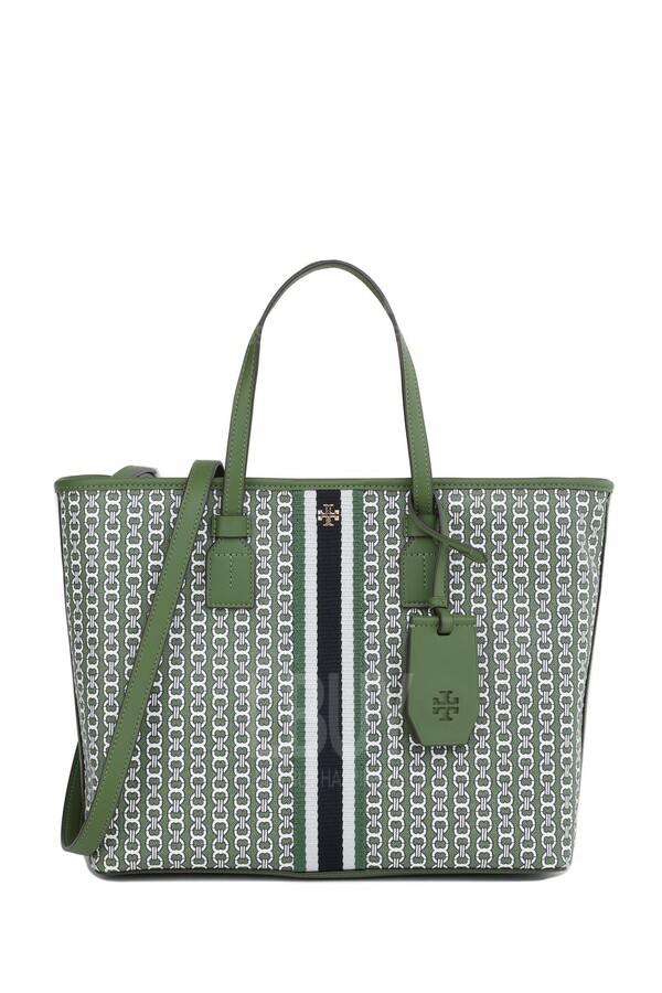 ubuy tory burch small gemini link coated canvas tote