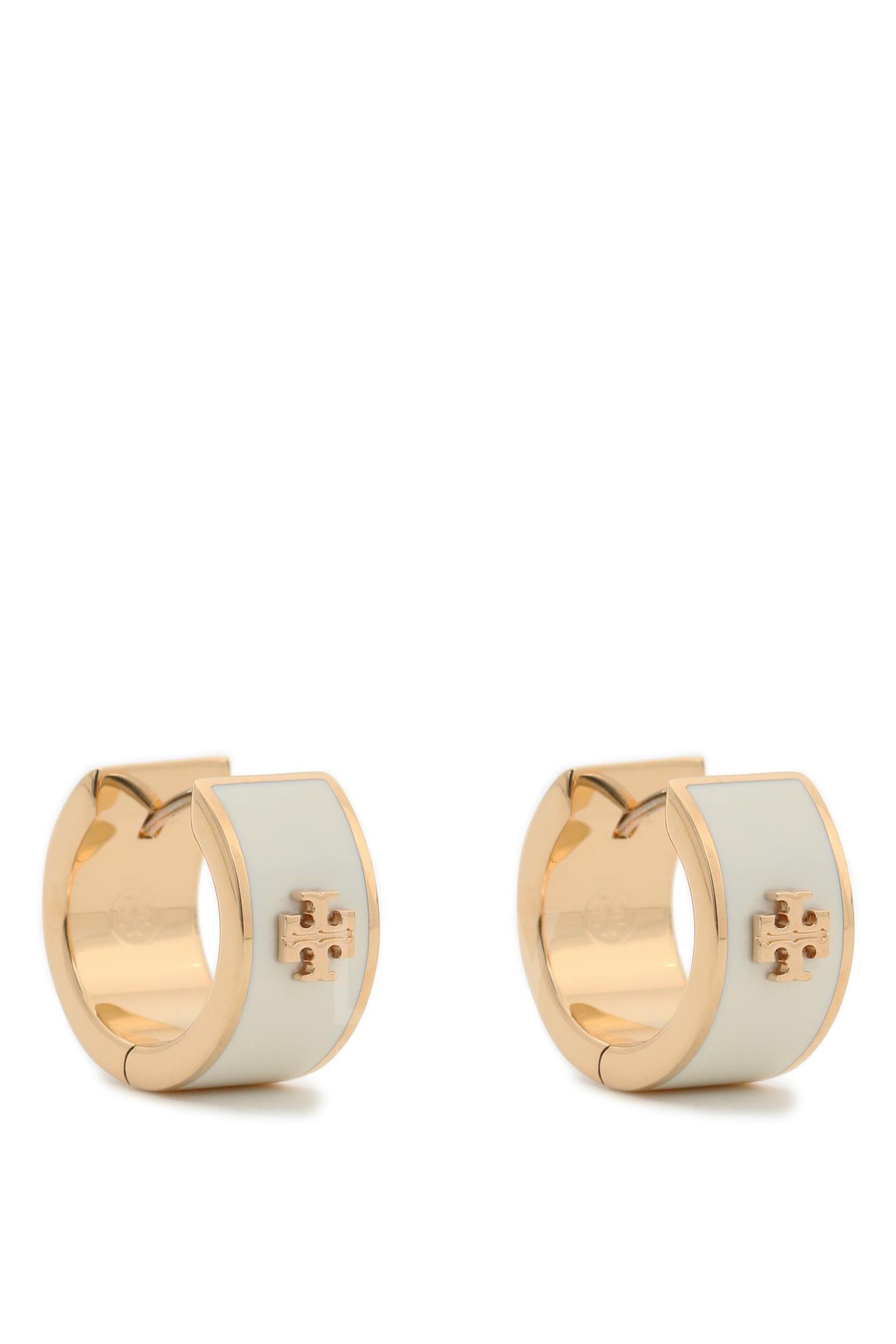 Kira Enameled Huggie Hoop Earring 環形耳環