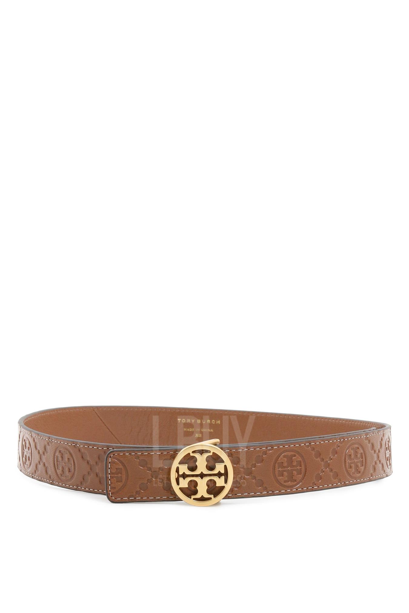 T Monogram Leather Belt 腰带
