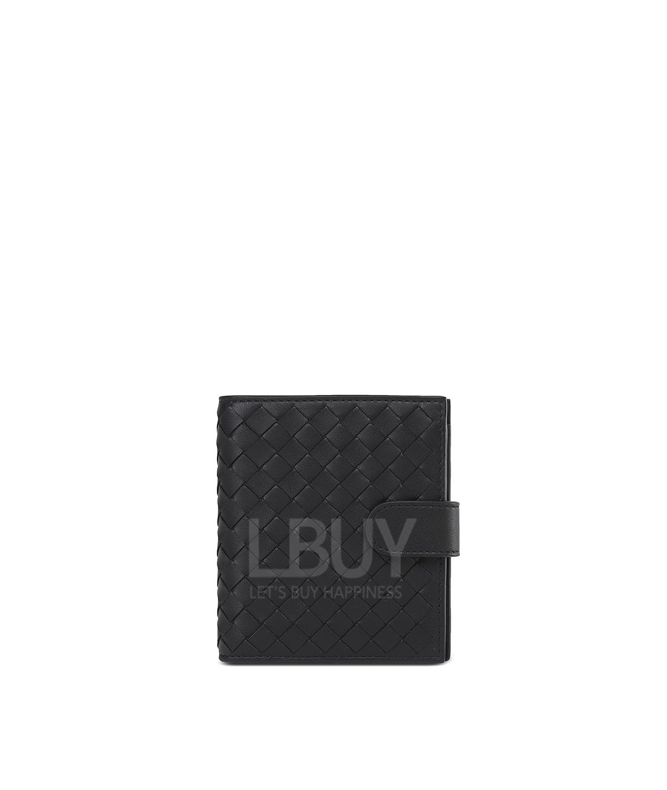 Nero Intrecciato Nappa Mini Wallet
