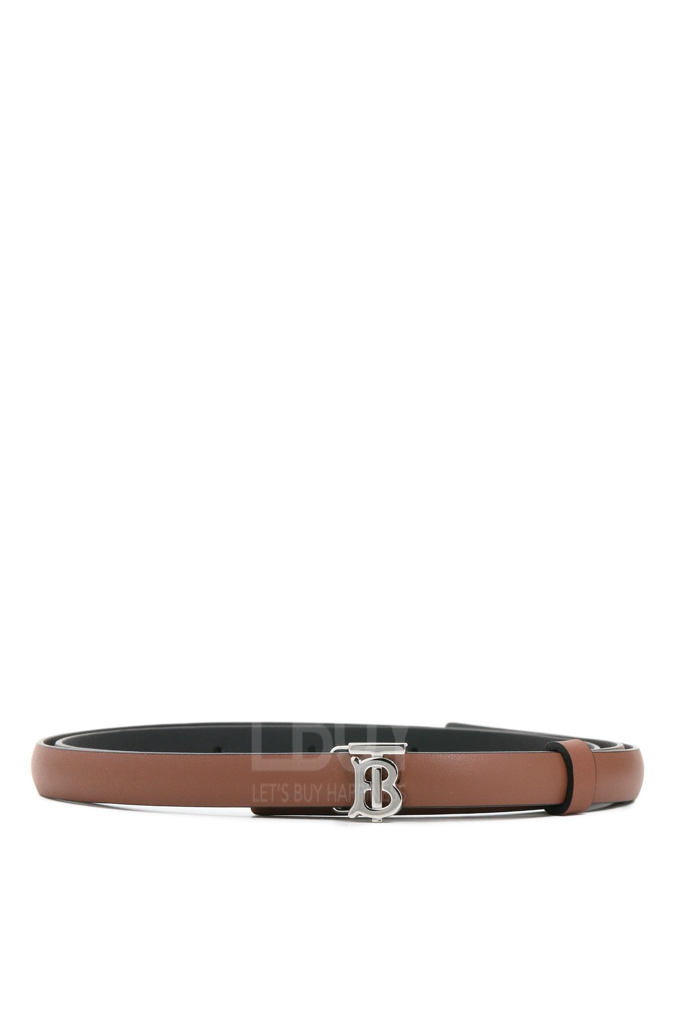 Reversible Monogram Motif Leather Wrap Belt Belt