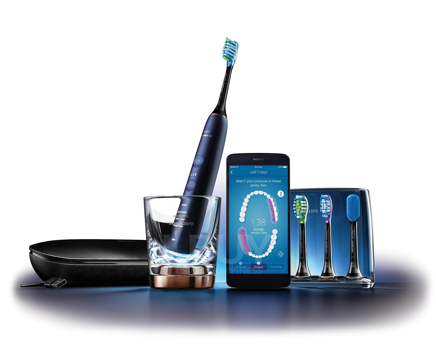Sonicare DiamondClean Smart 9700系列声波震动牙刷 - 蓝色