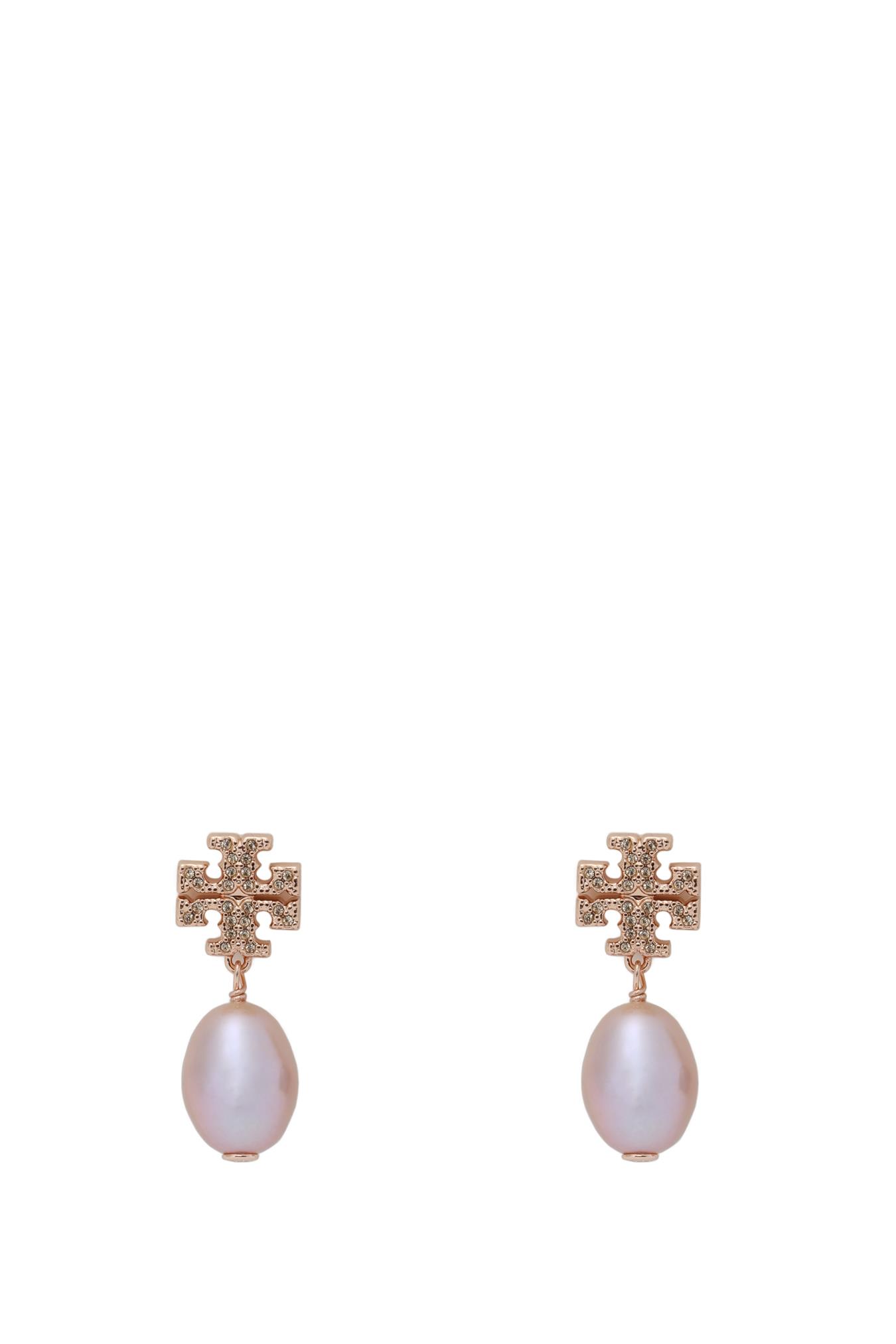 KIRA PAVE PEARL DROP EARRING 垂墜耳環