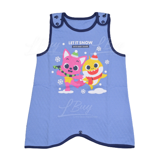 Babyshark Purple Sleep Vest (Size: 90-120)