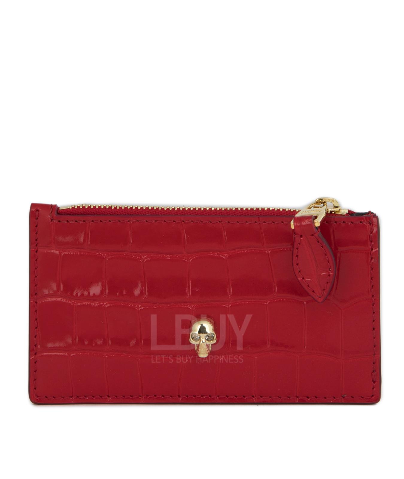 Skull Zip Card Holder卡片包